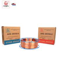 Factory direct supply stone bridge brand CO2 GAS shielded arc welding wire ER70S-6